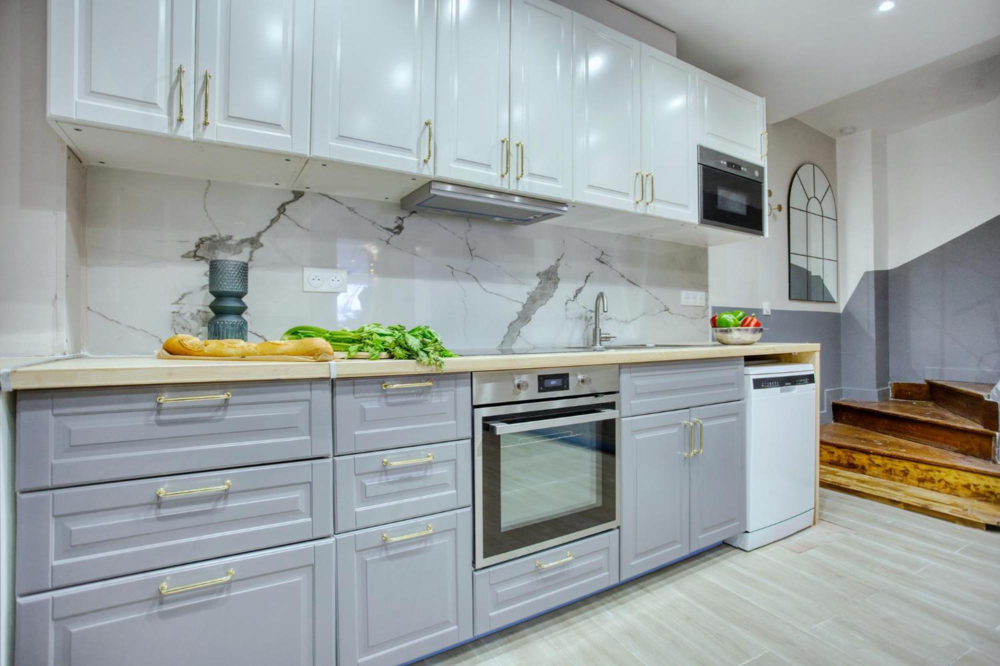 Elegant Triplex In Paris - Ideal For 10 - Aircon Luaran gambar