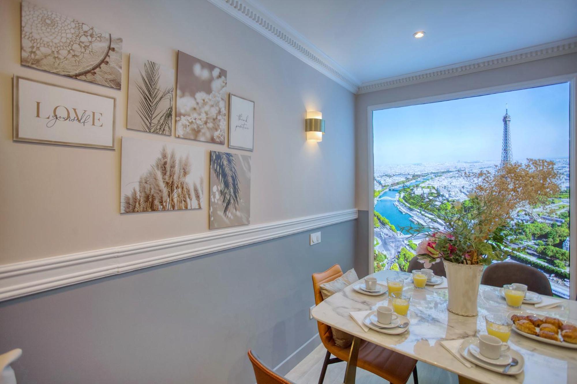 Elegant Triplex In Paris - Ideal For 10 - Aircon Luaran gambar