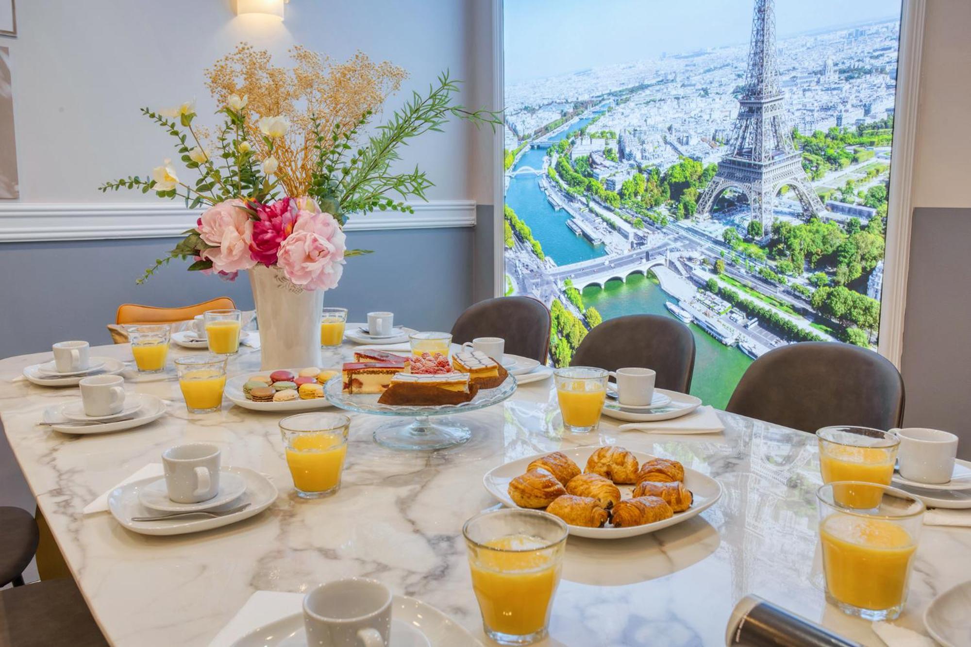 Elegant Triplex In Paris - Ideal For 10 - Aircon Luaran gambar