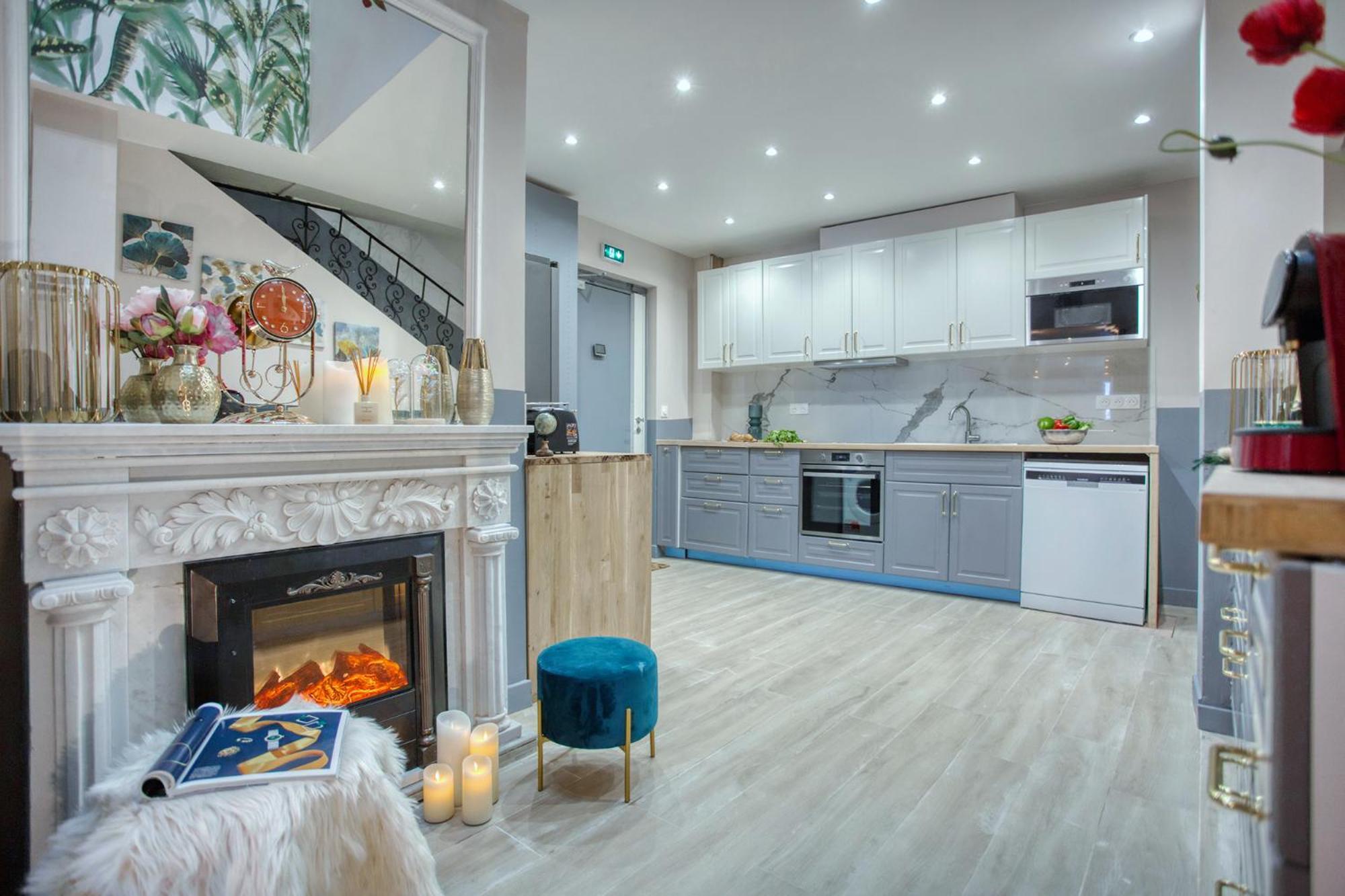 Elegant Triplex In Paris - Ideal For 10 - Aircon Luaran gambar
